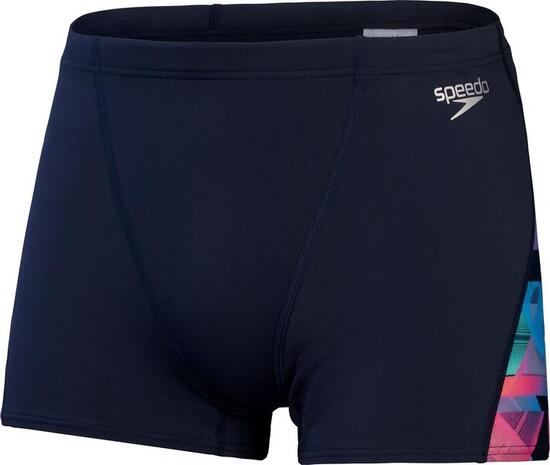 Speedo Allover Digitaal V-Zwempak Blauw