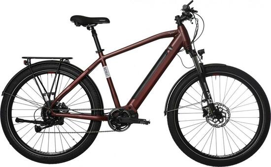 Vélo de Ville Électrique Bicyklet Raymond Shimano Acera 9V 504 Wh 27.5'' Rouge B