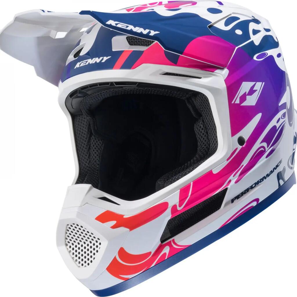 Integral Helmet Kenny Performance Fluid Blue/White/Pink