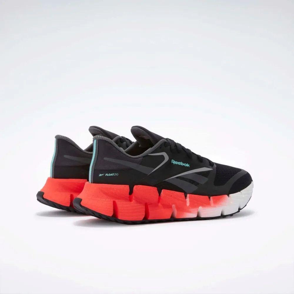 Reebok Floatzig 1 Running Shoes Black Red Men's 4/7
