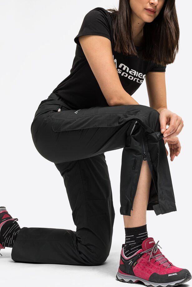 Pantalon Imperméable Maier Sports Raindrop Court Noir Femme 5/7