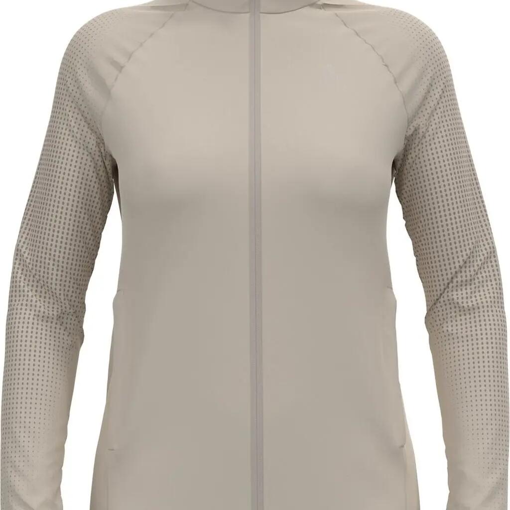 Odlo Zeroweight Warm 2.0 Beige Women's Hybrid Running Jacket