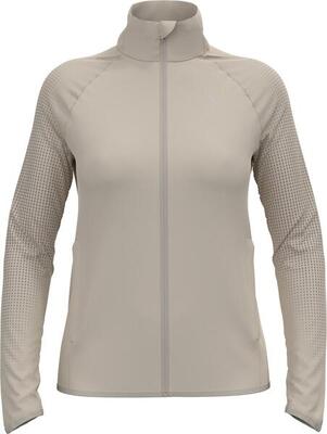Odlo zeroweight warm 2.0 hybride jas voor dames beige