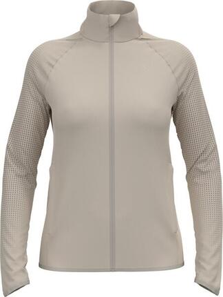 Odlo Zeroweight Warm 2.0 Damen Hybrid-Laufjacke beige