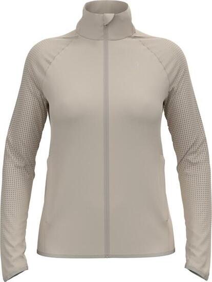 Odlo Zeroweight Warm 2.0 Damen Hybrid-Laufjacke beige
