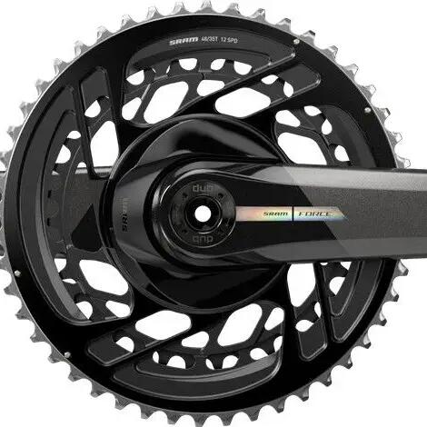 Sram Force D2 DUB crankset 50-37 Teeth 2x12V Black (Without Case)
