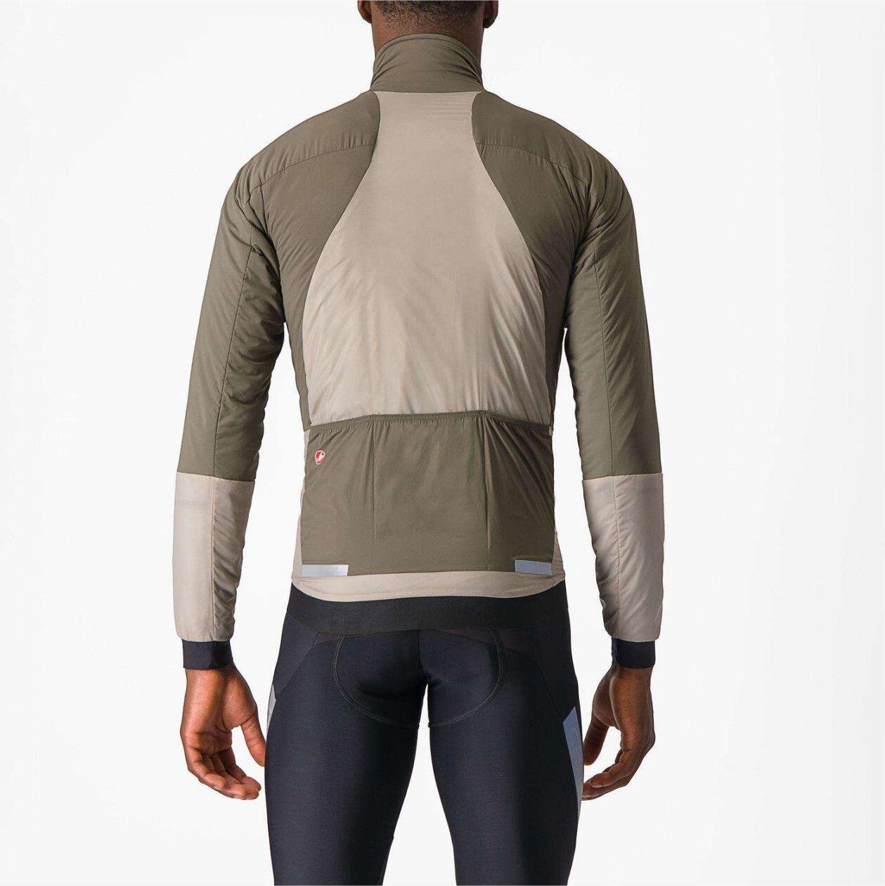 Veste Manches Longues Castelli Fly Thermal Beige/Marron 2/4