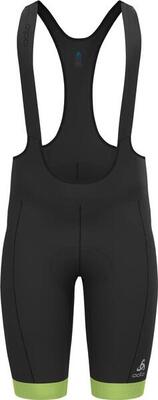 Odlo zeroweight bib short zwart/geel