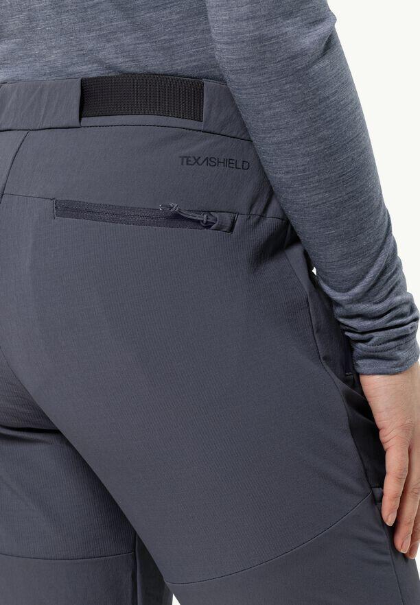 Dames Jack Wolfskin Ziegspitz Broek Grijs 4/7