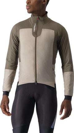 Chaqueta de manga larga Castelli Fly Thermal Beige/Marrón