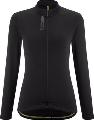 Dames mavic aksium thermo trui met lange mouwen zwart