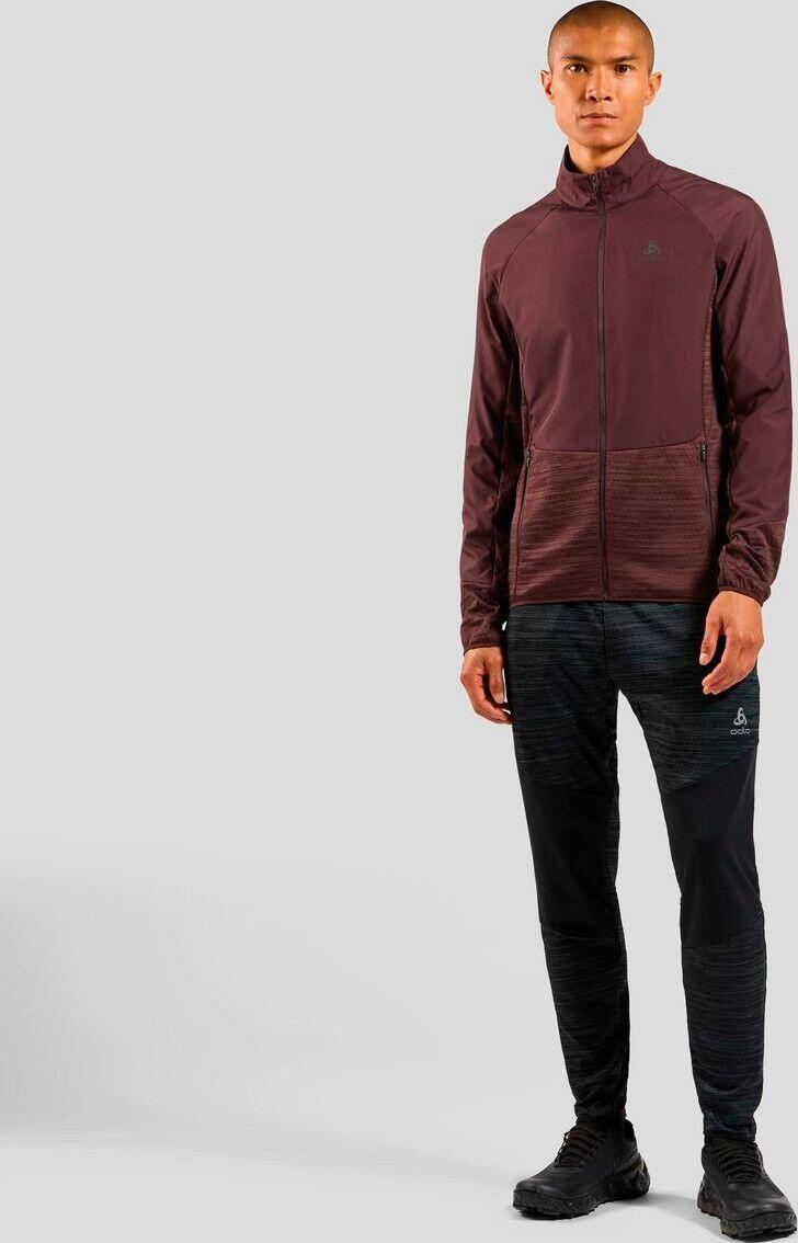 Odlo Run Easy Warm Long Sleeve Jas Paars 3/7