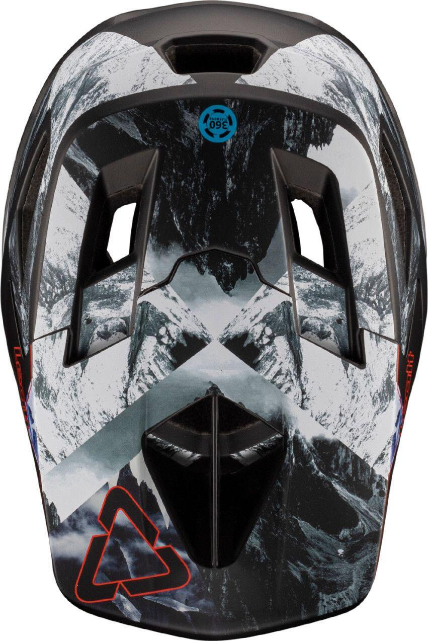 Leatt Gravity 4.0 Alpine Full Face Helmet Black/White 5/8