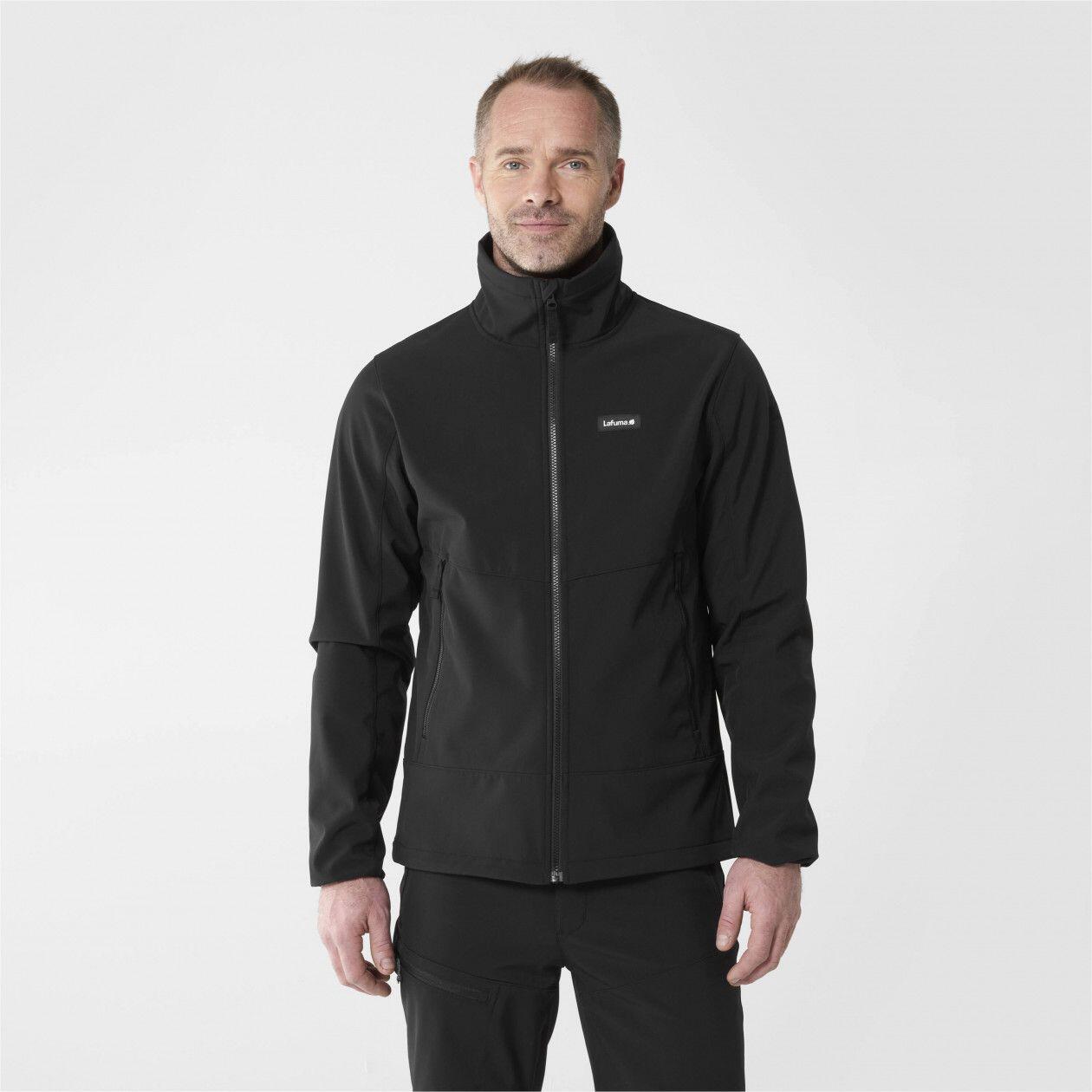Veste Softshell Lafuma Trackshell Jacket Homme Noir 3/5