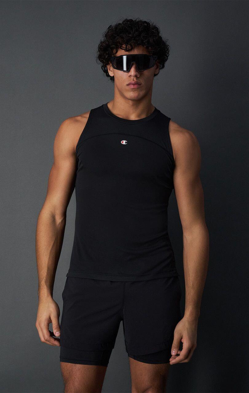 Camiseta de Tirantes Champion Legacy Negra 2/5