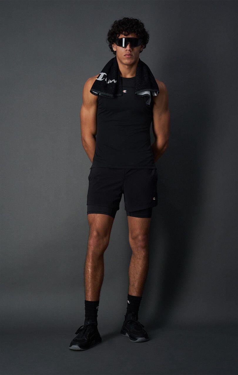 Camiseta de Tirantes Champion Legacy Negra 5/5