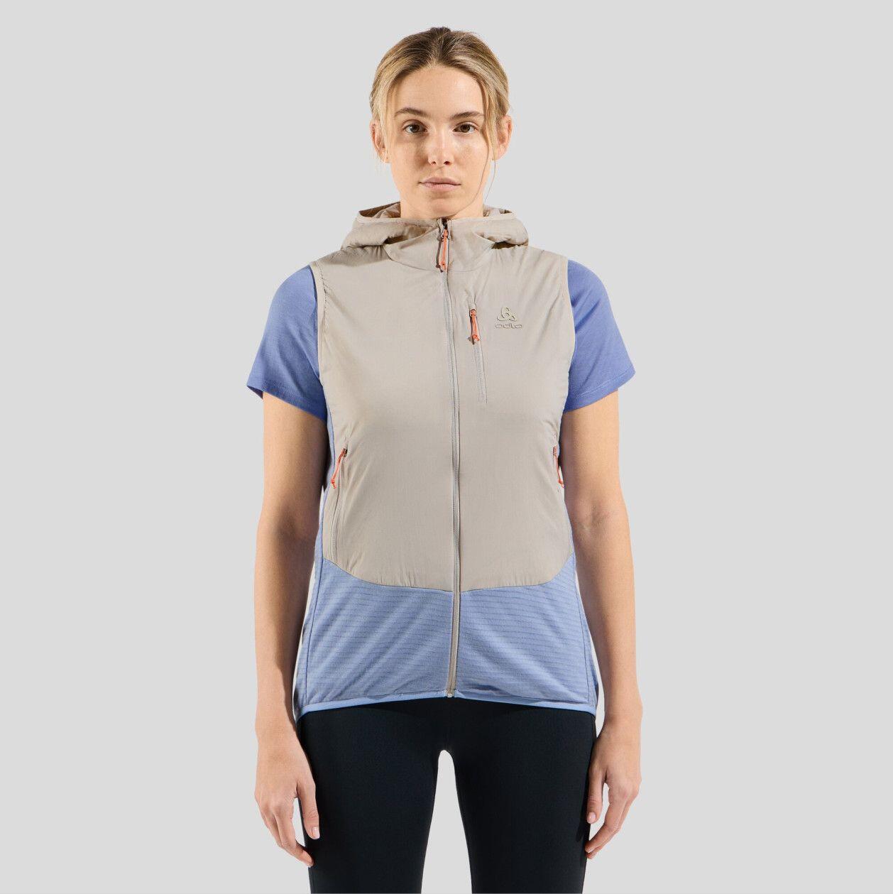 Gilet Hybride Femme Odlo Ascent Gris/Bleu 3/6