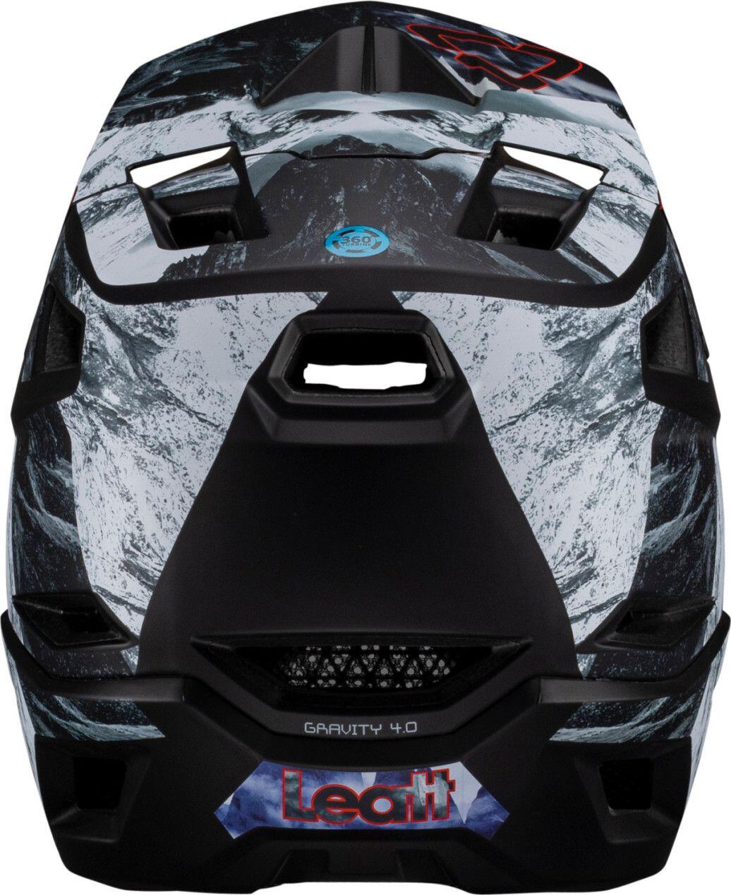 Leatt Gravity 4.0 Alpine Full Face Helmet Black/White 6/8