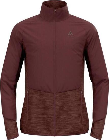 Veste Manches Longues Odlo Run Easy Warm Violet Homme