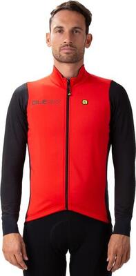 Alé fondo 2.0 long sleeve jacket red
