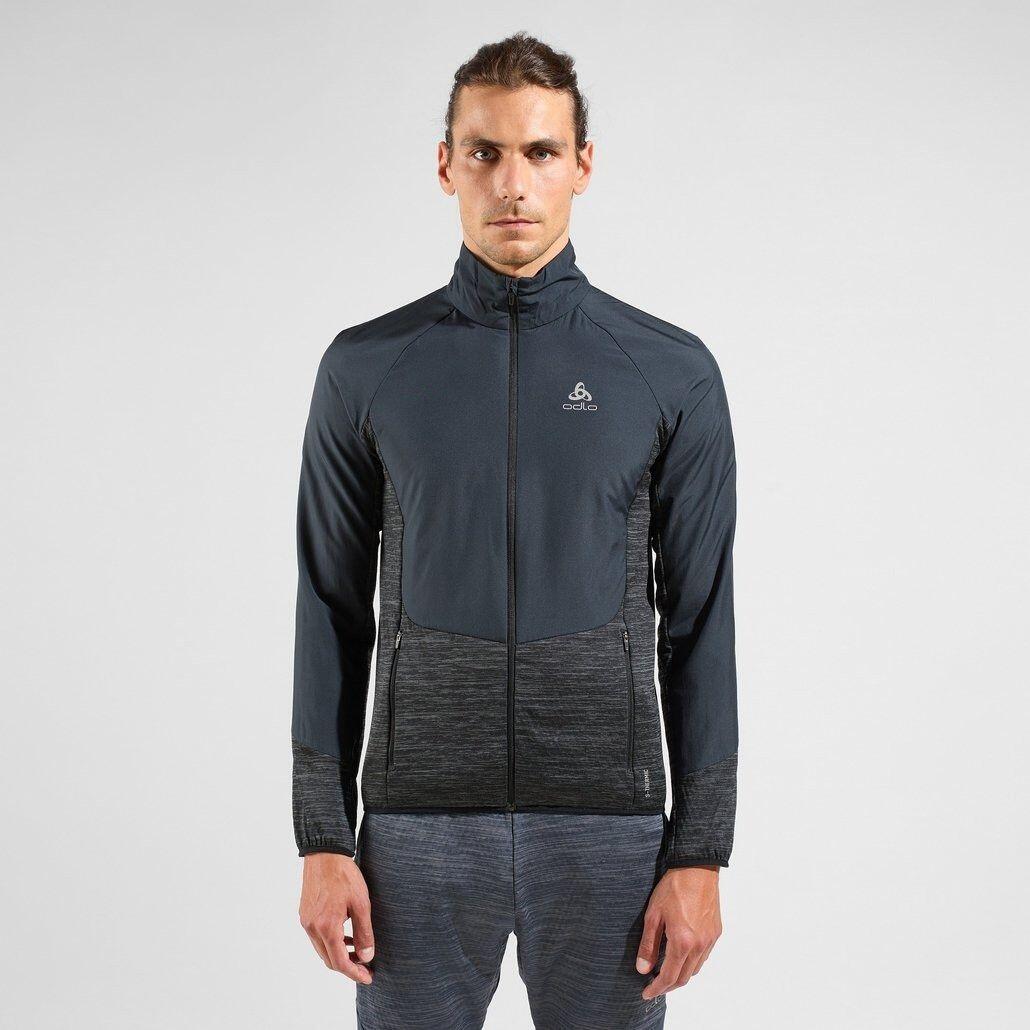 Veste Manches Longues Odlo Run Easy Warm Noir Homme 3/3