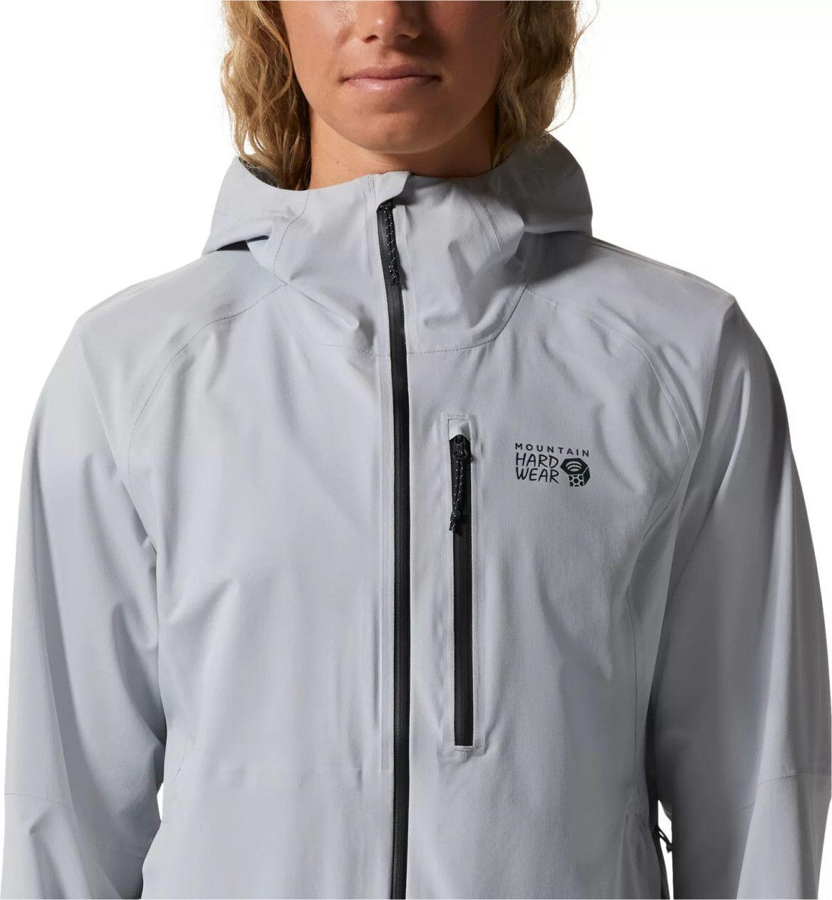 Casaco Ozonic Stretch para mulher Mountain Hardwear Cinzento 4/7