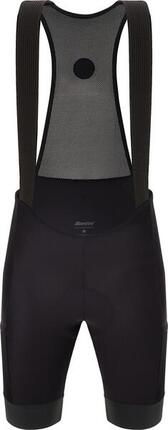Cuissard Court à Bretelles Femme Santini Gravel Noir