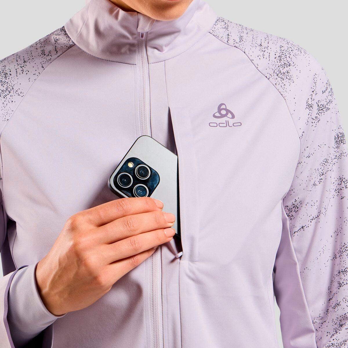 Veste Running Odlo Zeroweight Pro Warm 2.0 Mauve Femme 5/7