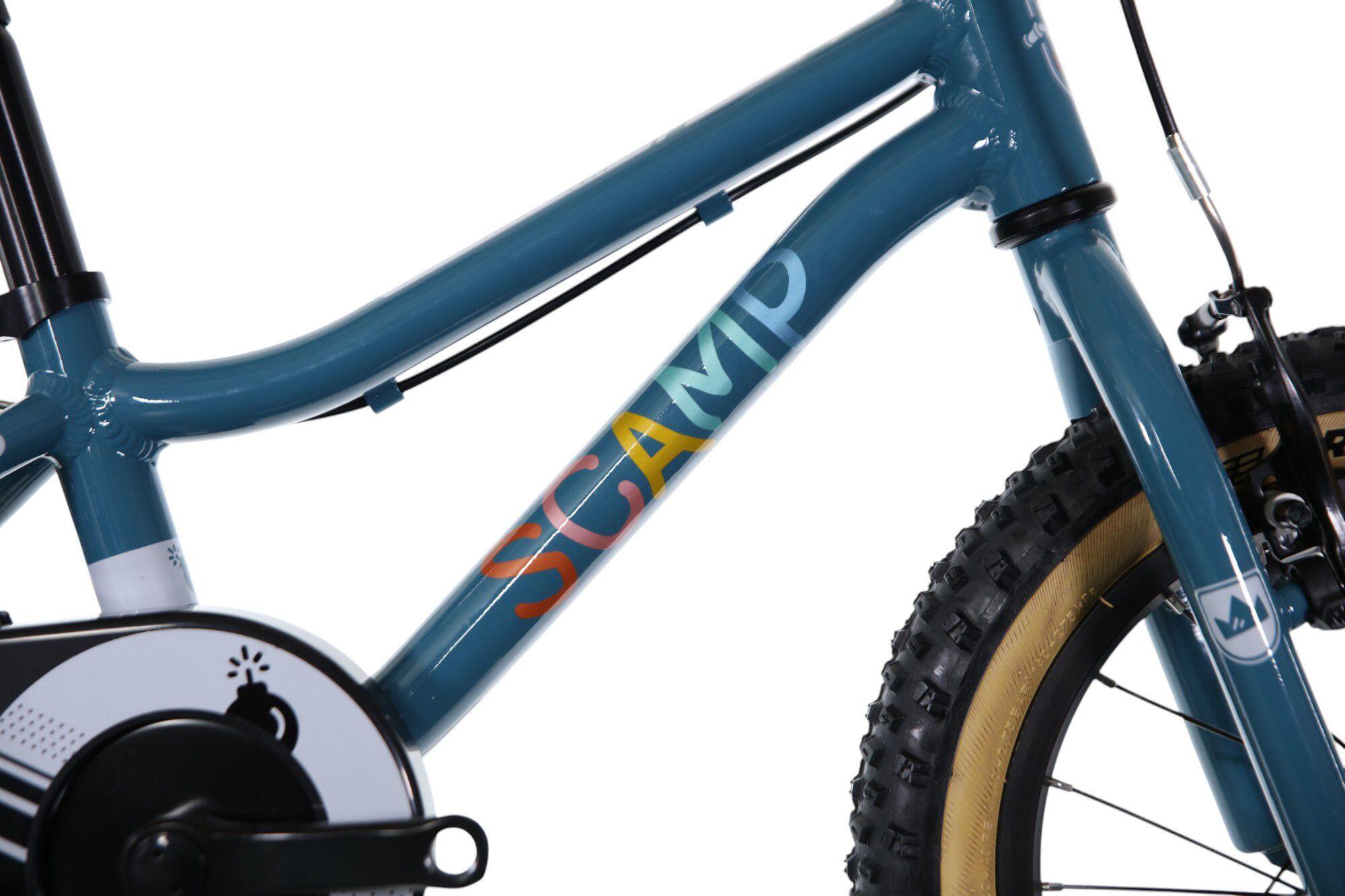 Bicicleta de montanha para crianças Scamp SmallFox Velocidade única 14'' Azul pe 5/5