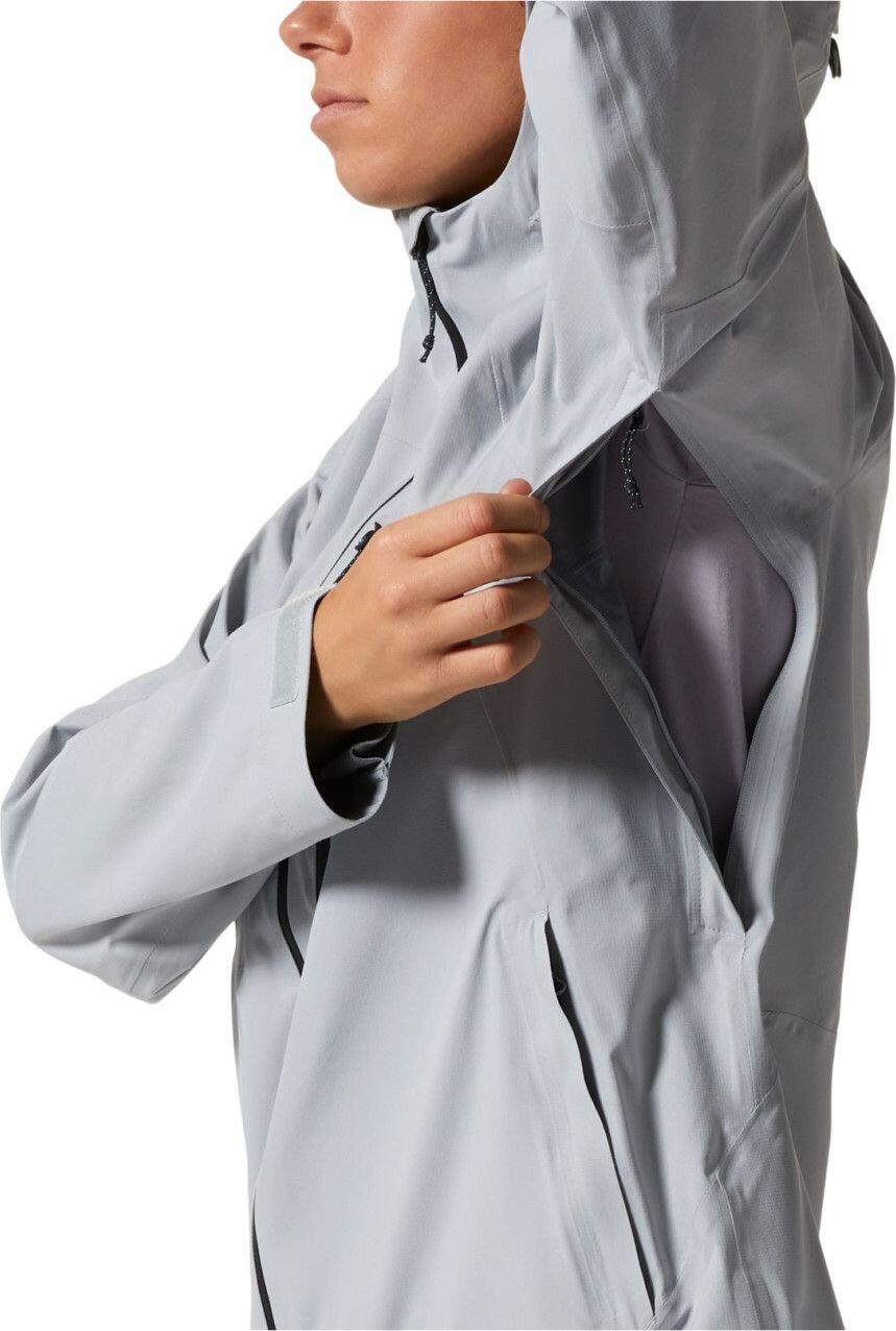 Casaco Ozonic Stretch para mulher Mountain Hardwear Cinzento 6/7