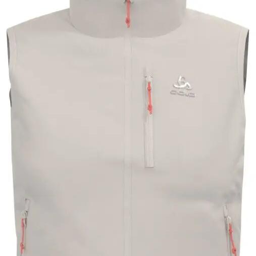 Women's Odlo Ascent Grey/Blue Hybrid Vest