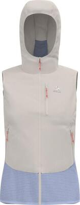 Odlo ascent women's hybrid vest grijs/blauw