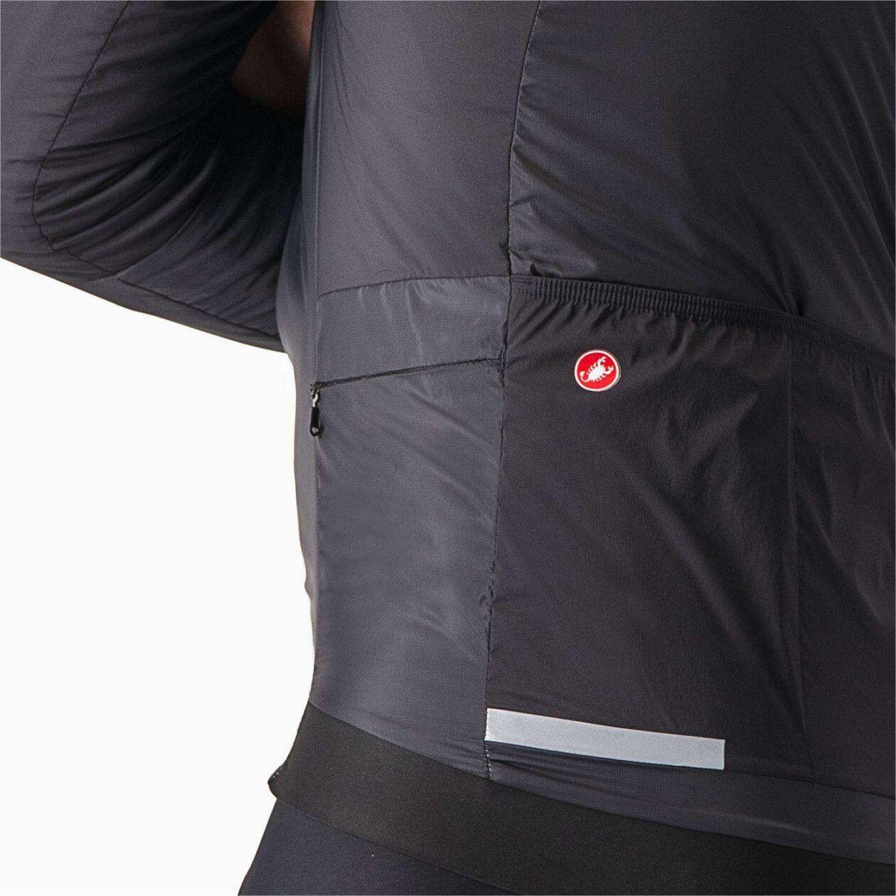 Casaco Castelli Fly Térmico Manga Comprida Preto 4/5