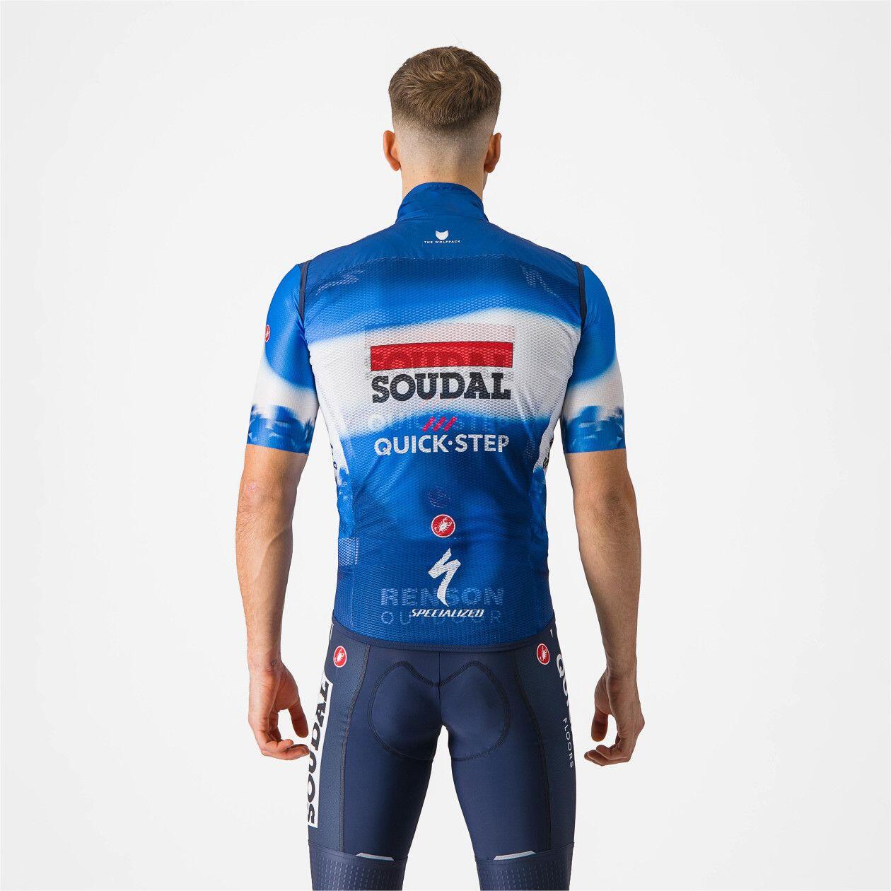 Windweste Castelli Pro Light Wind Soudal Quick-Step 2024 Blau 2/6