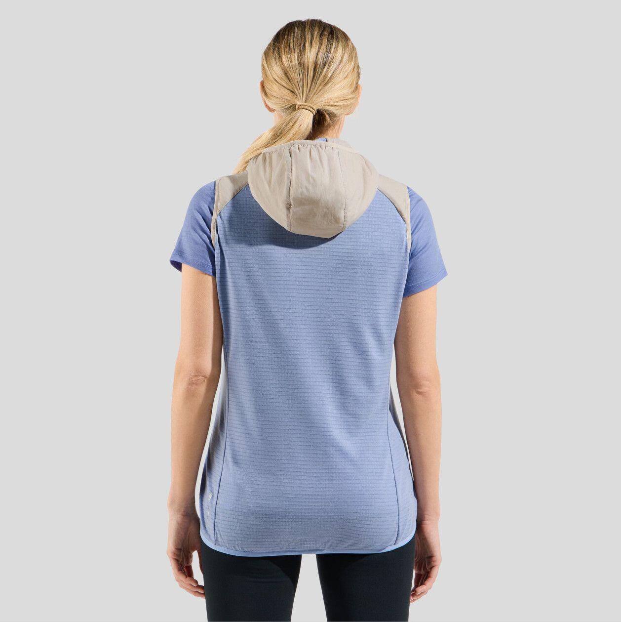 Gilet Hybride Femme Odlo Ascent Gris/Bleu 6/6