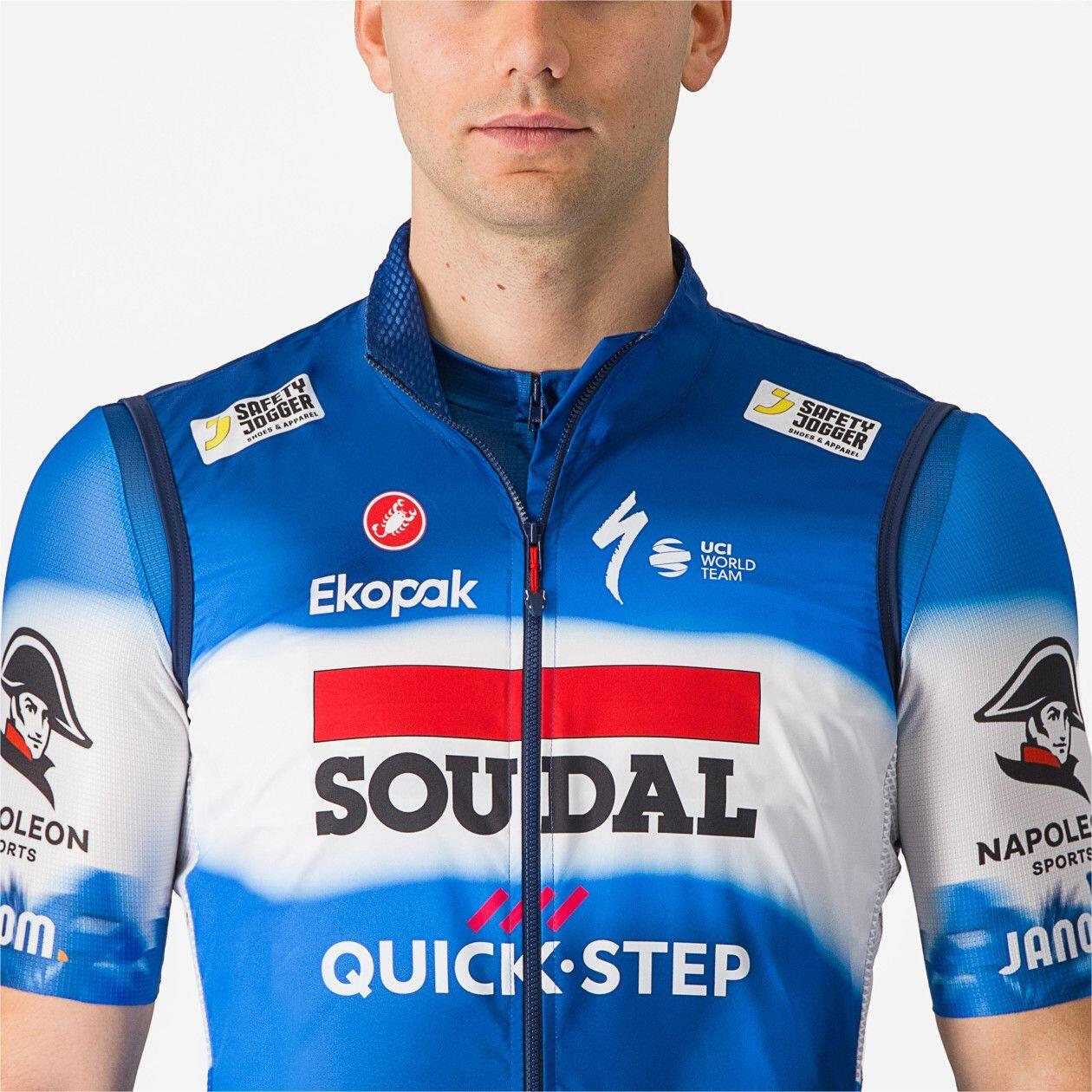 Windweste Castelli Pro Light Wind Soudal Quick-Step 2024 Blau 5/6