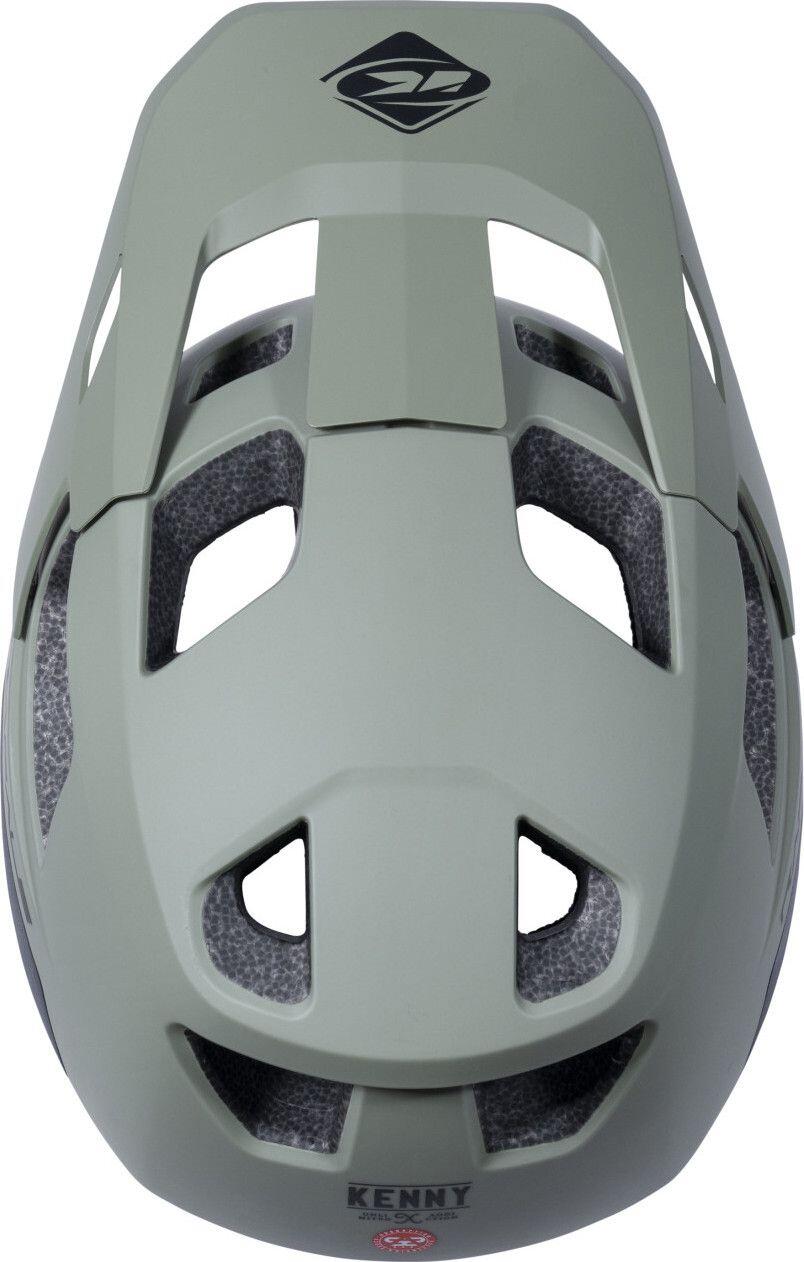 Casque Kenny Rafale Noir/Vert 4/4
