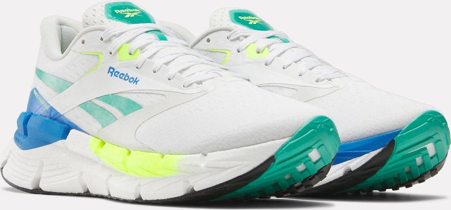 Chaussures Running Reebok FloatZig Symmetros Blanc/Vert/Bleu Homme 2/7