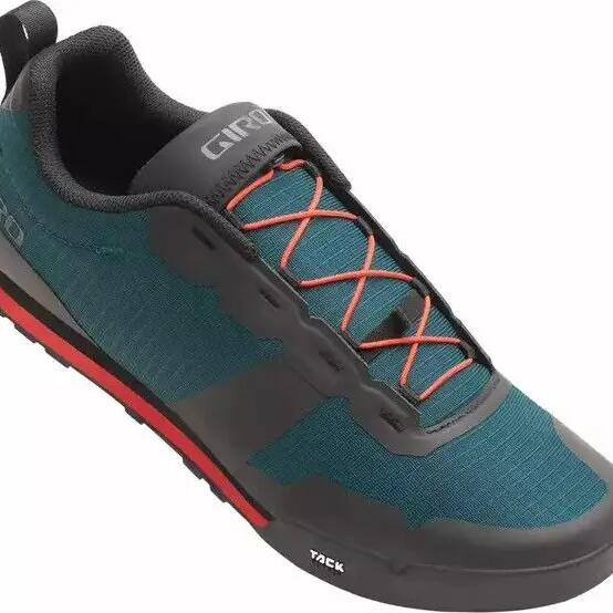 Giro Tracker Fastlace Mountain Blue Bright Red MTB Shoes