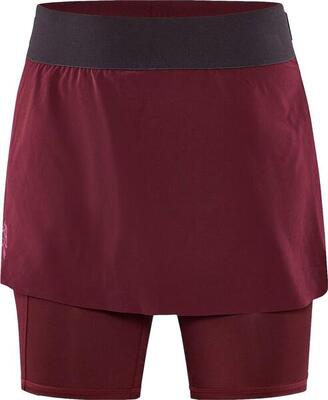 Craft pro trail women's 2-in-1 skirt bordeaux
