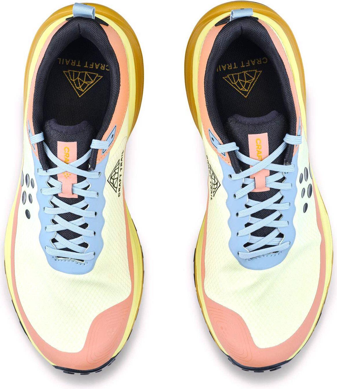 Craft Pure Trail X Pink/Yellow Men's Trail Shoes 5/7