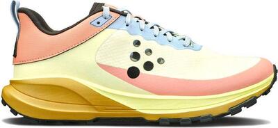 Craft pure trail x pink/yellow men's trail shoes