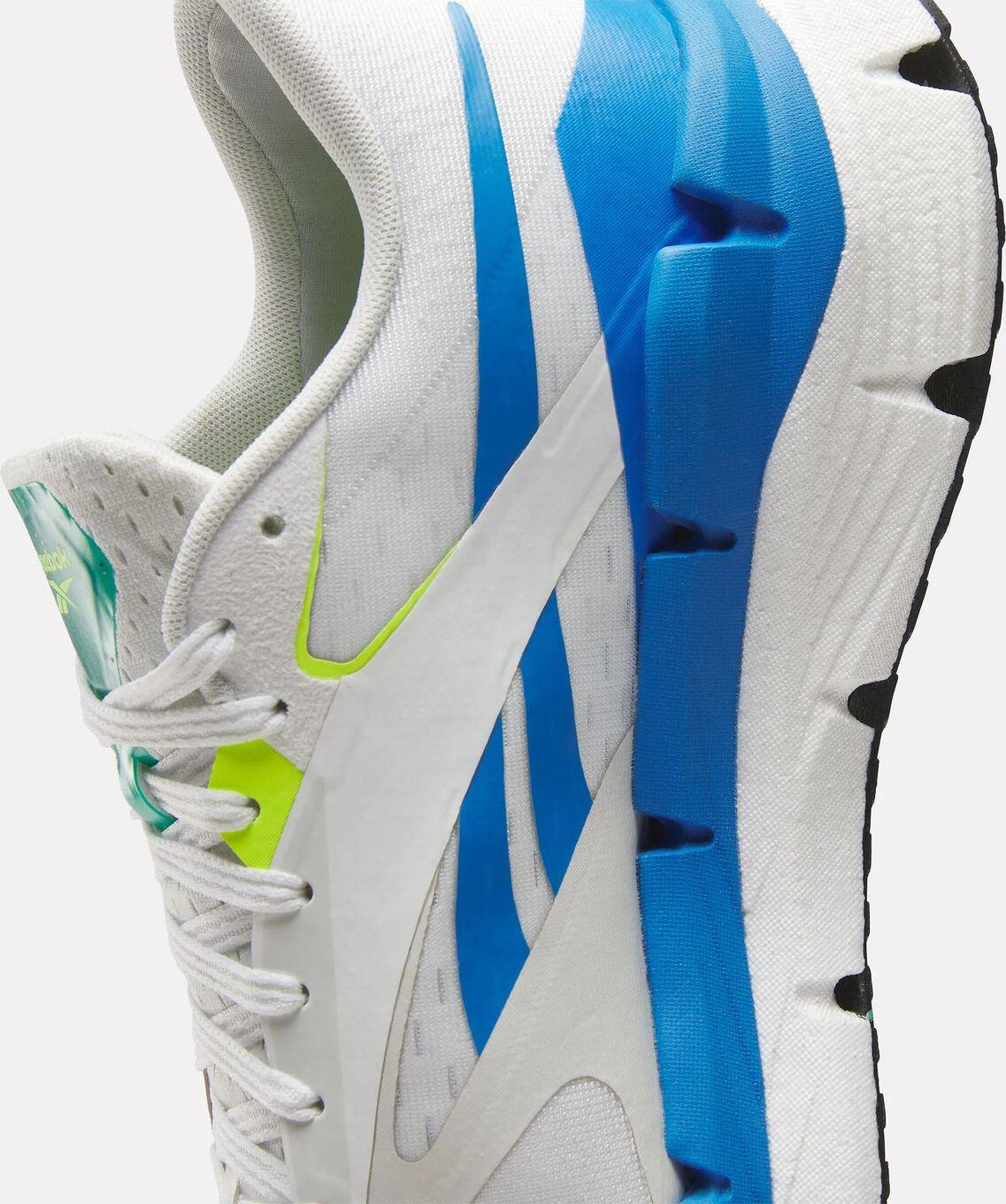 Chaussures Running Reebok FloatZig Symmetros Blanc/Vert/Bleu Homme 6/7