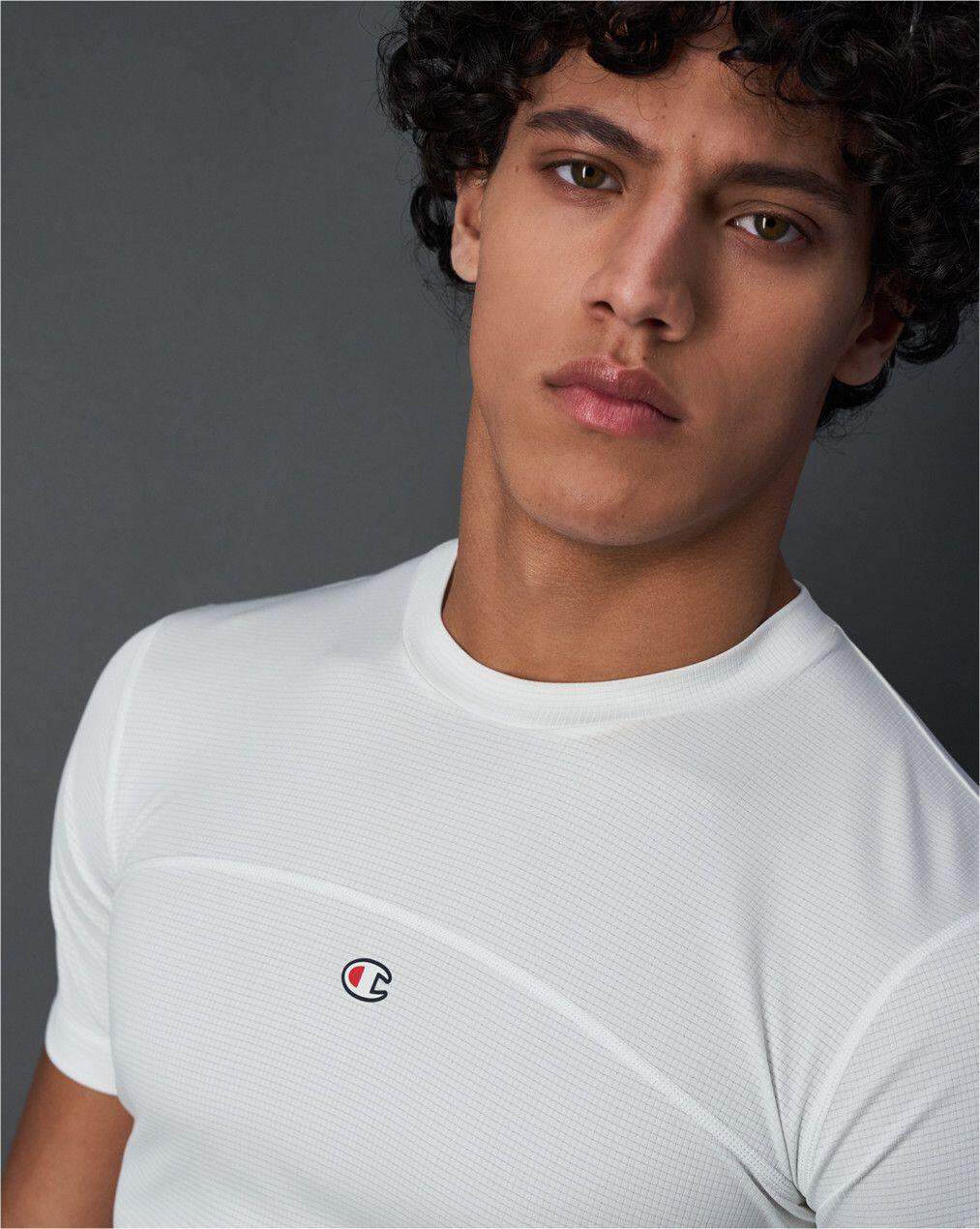 Maillot Manches Courtes Champion Legacy Blanc 3/5