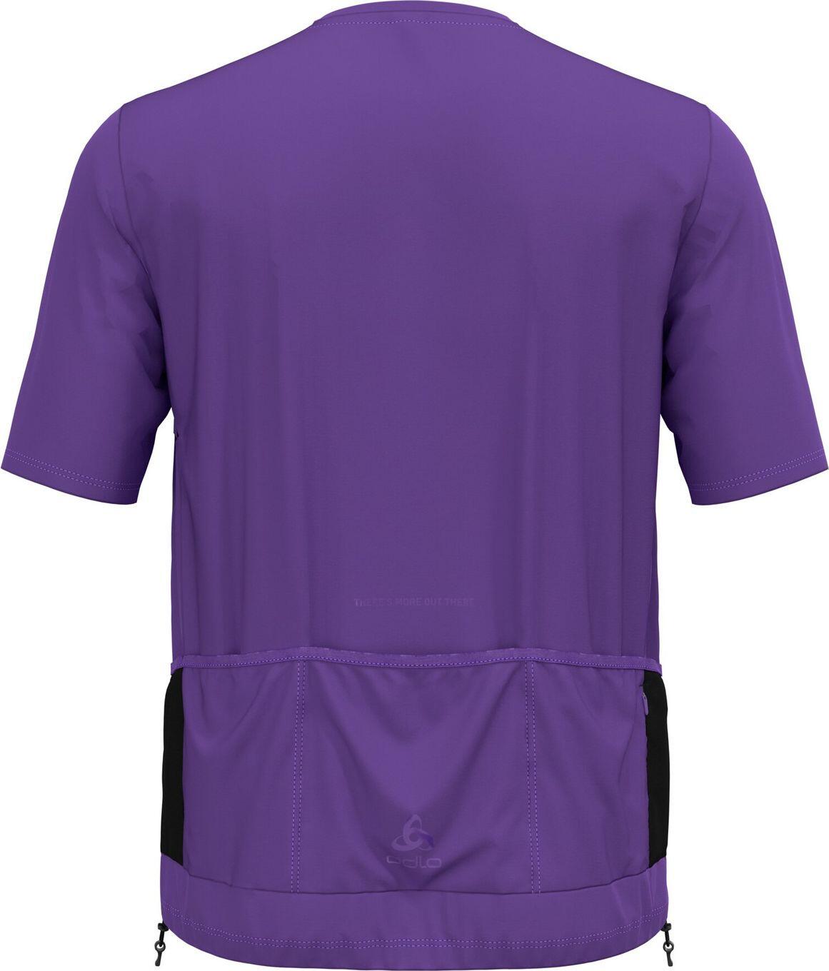 Maillot Manches Courtes Odlo Cargo Chill-Tec Hyper Contrast Violet 2/2