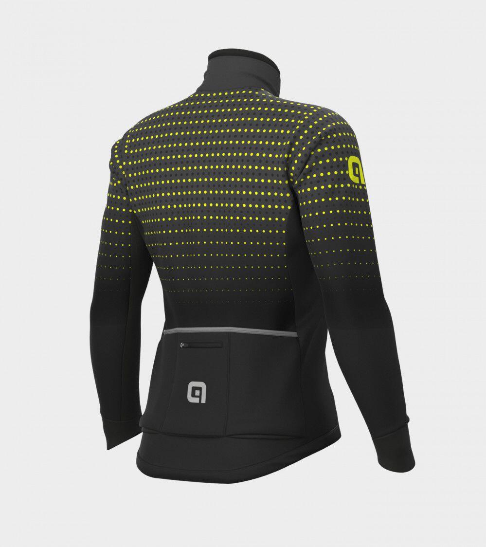 Alé Bullet Long Sleeve Jacket Black/Grey/Yellow 2/7