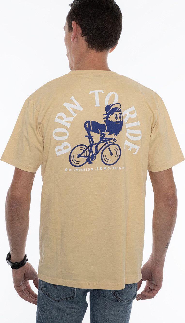 Camiseta LeBram Born To Ride Beige 3/6