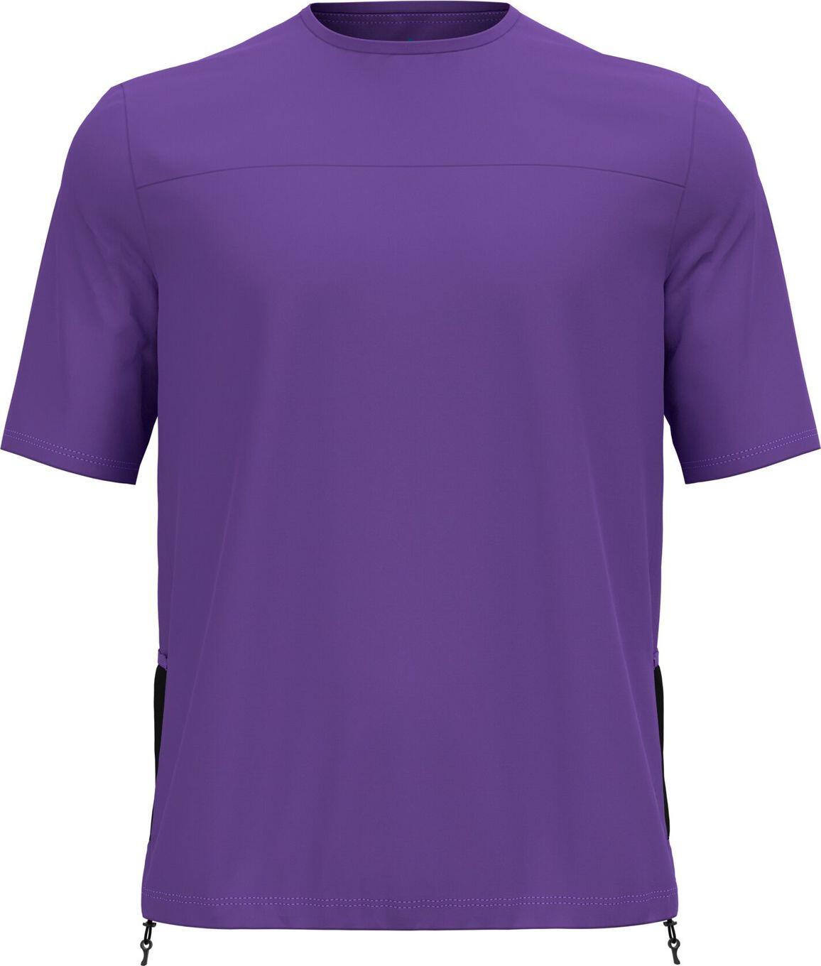 Maillot Manches Courtes Odlo Cargo Chill-Tec Hyper Contrast Violet 1/2