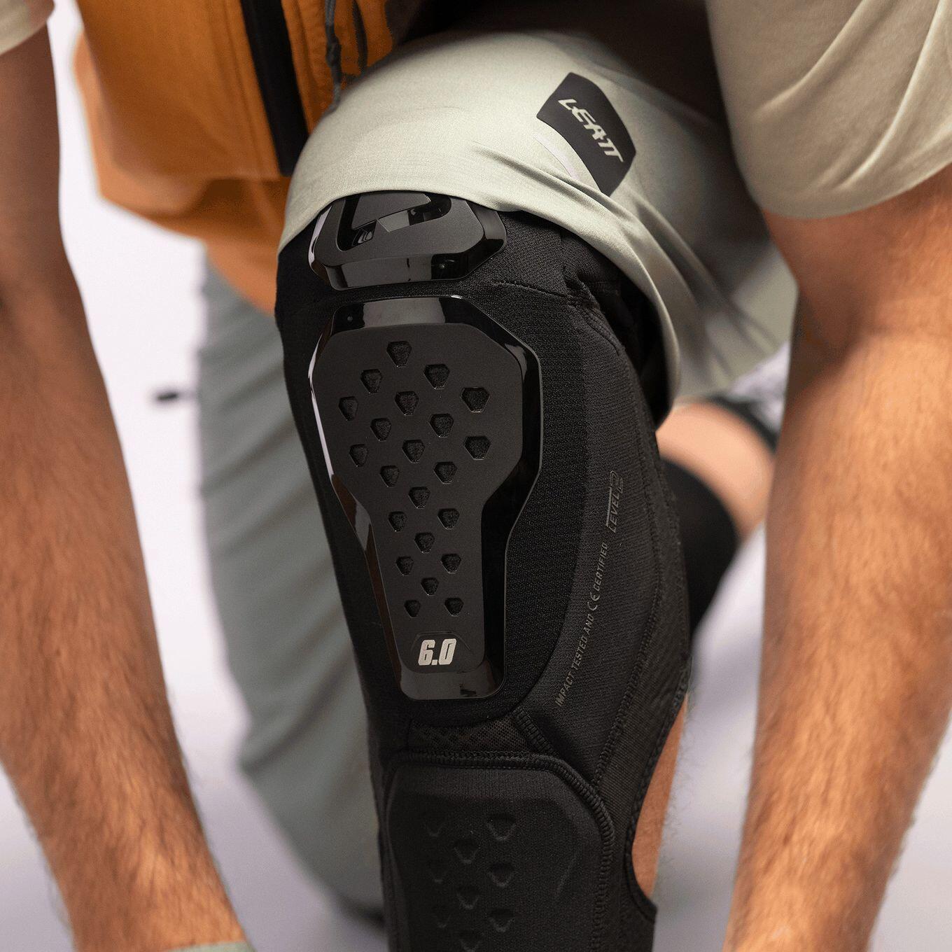 Genouillères avec Protège Tibia Leatt 6.0 Evo EXT Noir 4/7