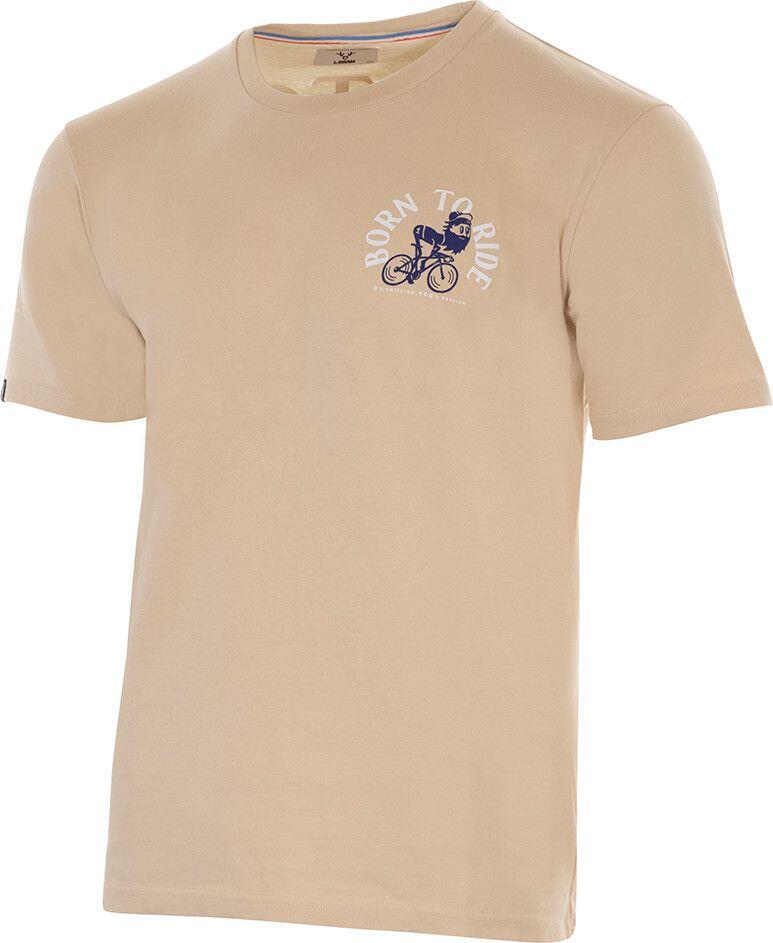 Camiseta LeBram Born To Ride Beige 2/6